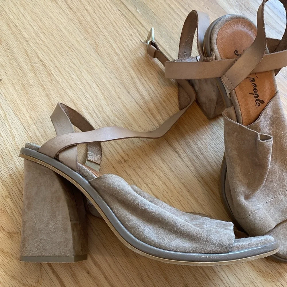 Free People See Ya There Suede Heel